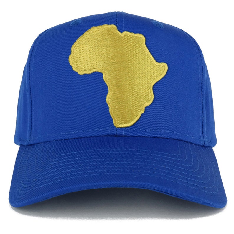 Golden Africa Continent Map Patch Snapback Baseball Cap 27-079-AFRICA-16 image 8