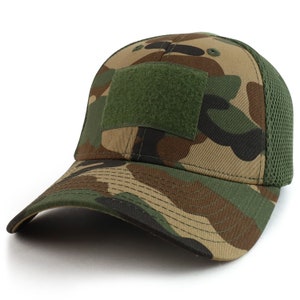 Tactical Low Crown Flex Fitting Mesh Back Cap T81 image 10