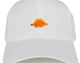 Stegosaurus Embroidered Patch 6 Panel Structured Baseball Cap(KP0035-OT-27-079)