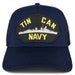 Armycrew Tin Can Navy Submarine Patch Snapback Trucker Cap – Black, Mesh Back, Adjustable Snap - View #9