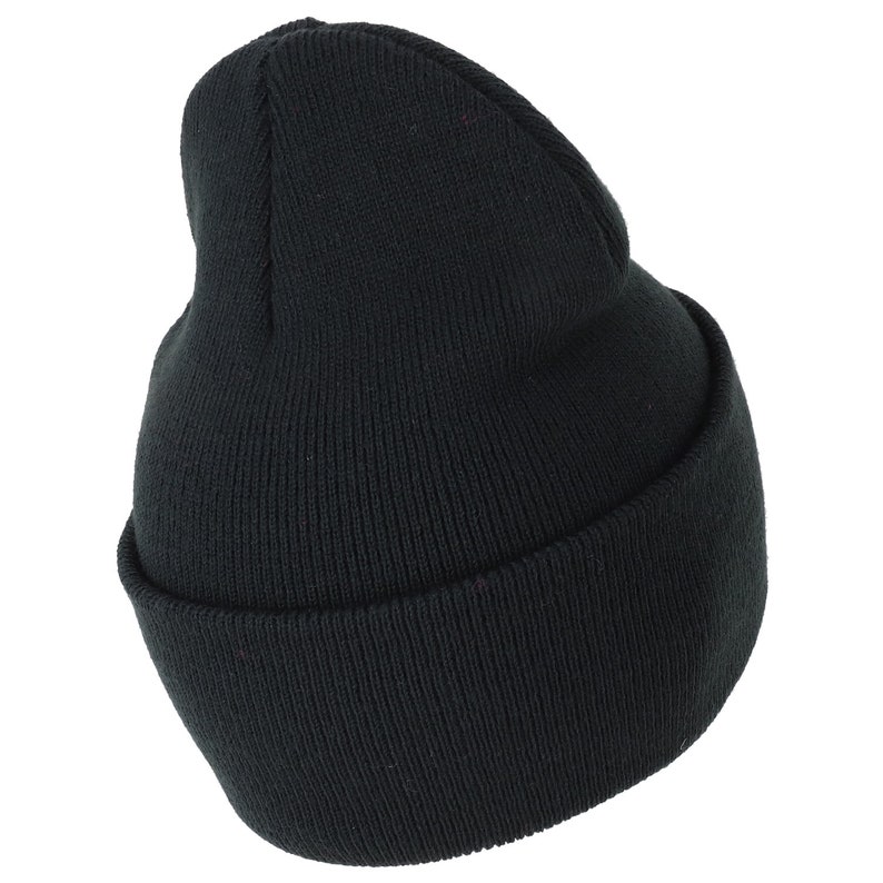 Sensibilisation au cancer du sein Ruban rose Brodé Long Beanie Rose chaud ou Noir image 7