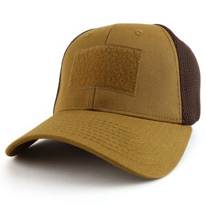 Tactical Low Crown Flex Fitting Mesh Back Cap T81 image 3