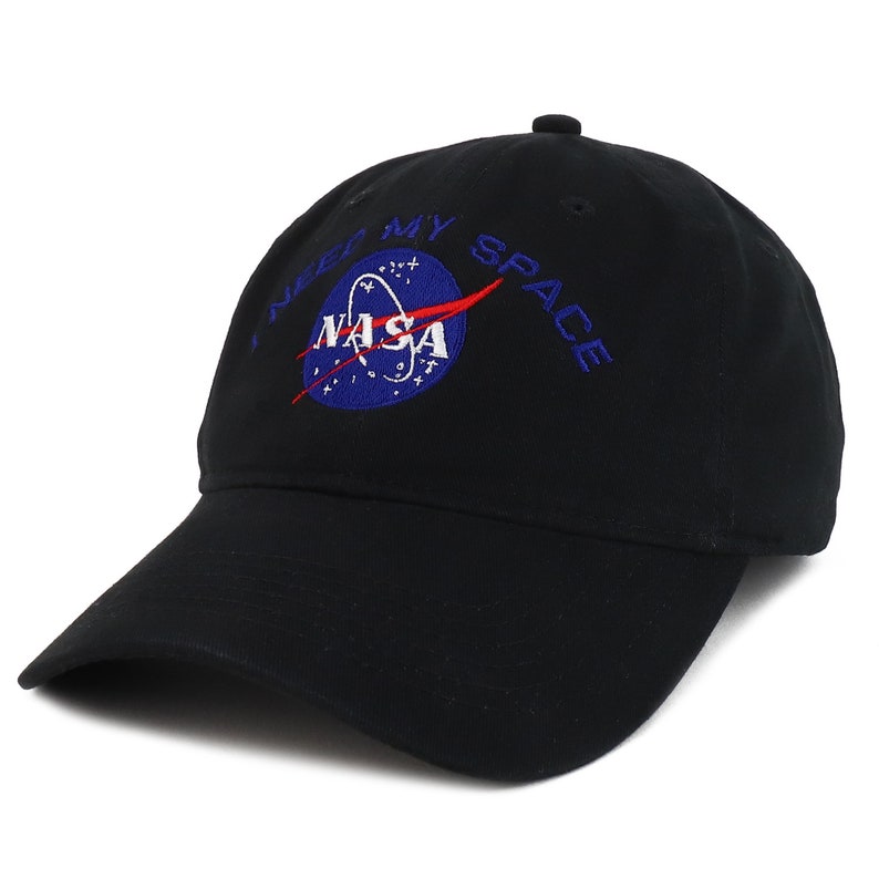 NASA I Need My Space Embroidered 100% Brushed Cotton Soft Low - Etsy