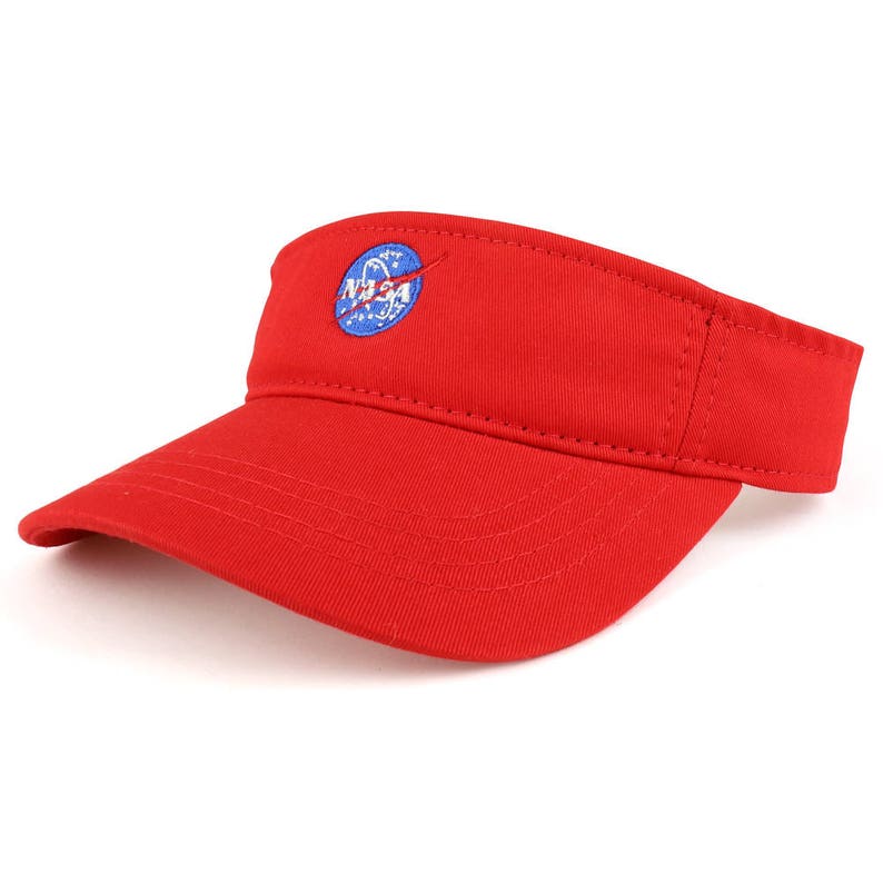 NASA Insignia Logo Embroidered Cotton Adjustable Visor Cap 3001-INSIGNIA