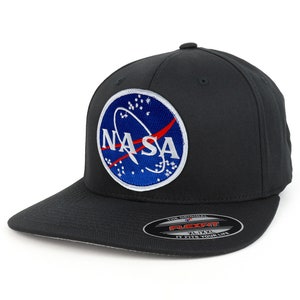 XXL Big Size NASA Meatball Logo Iron On Patch Flexfit Cap (FLEX-6277XX-meatball)