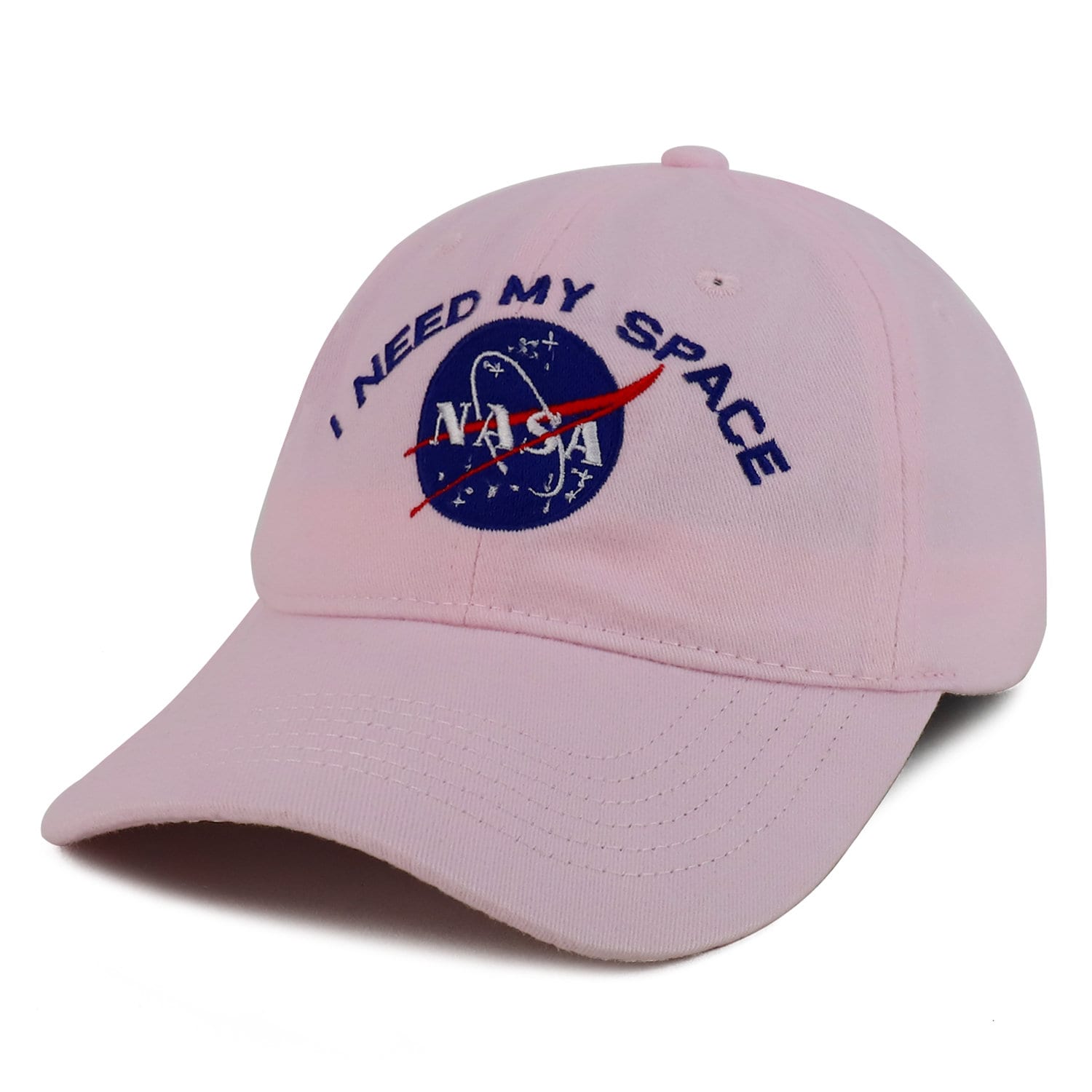 NASA I Need My Space Embroidered 100% Brushed Cotton Soft Low Profile ...