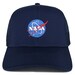 Armycrew XXL NASA Trucker Cap - Oversize Mesh Back Baseball Hat With Small Logo Patch