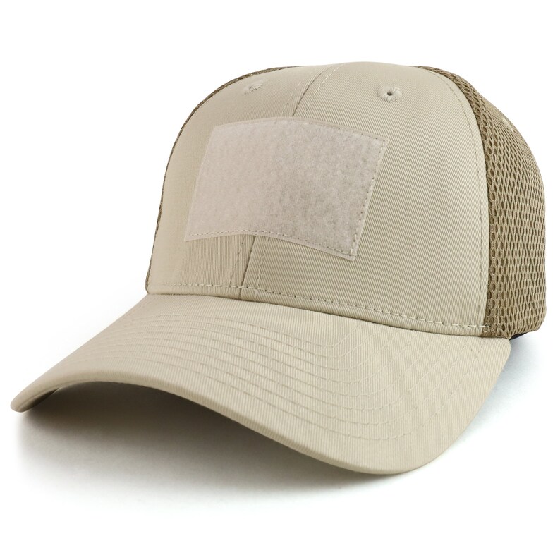 Tactical Low Crown Flex Fitting Mesh Back Cap T81 image 9