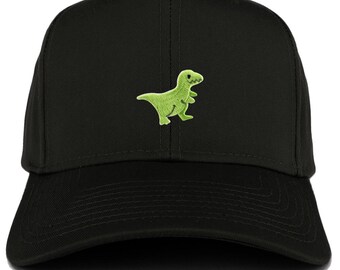 Tyrannosaurus Embroidered Patch 6 Panel Structured Baseball Cap(KP0036-OT-27-079)