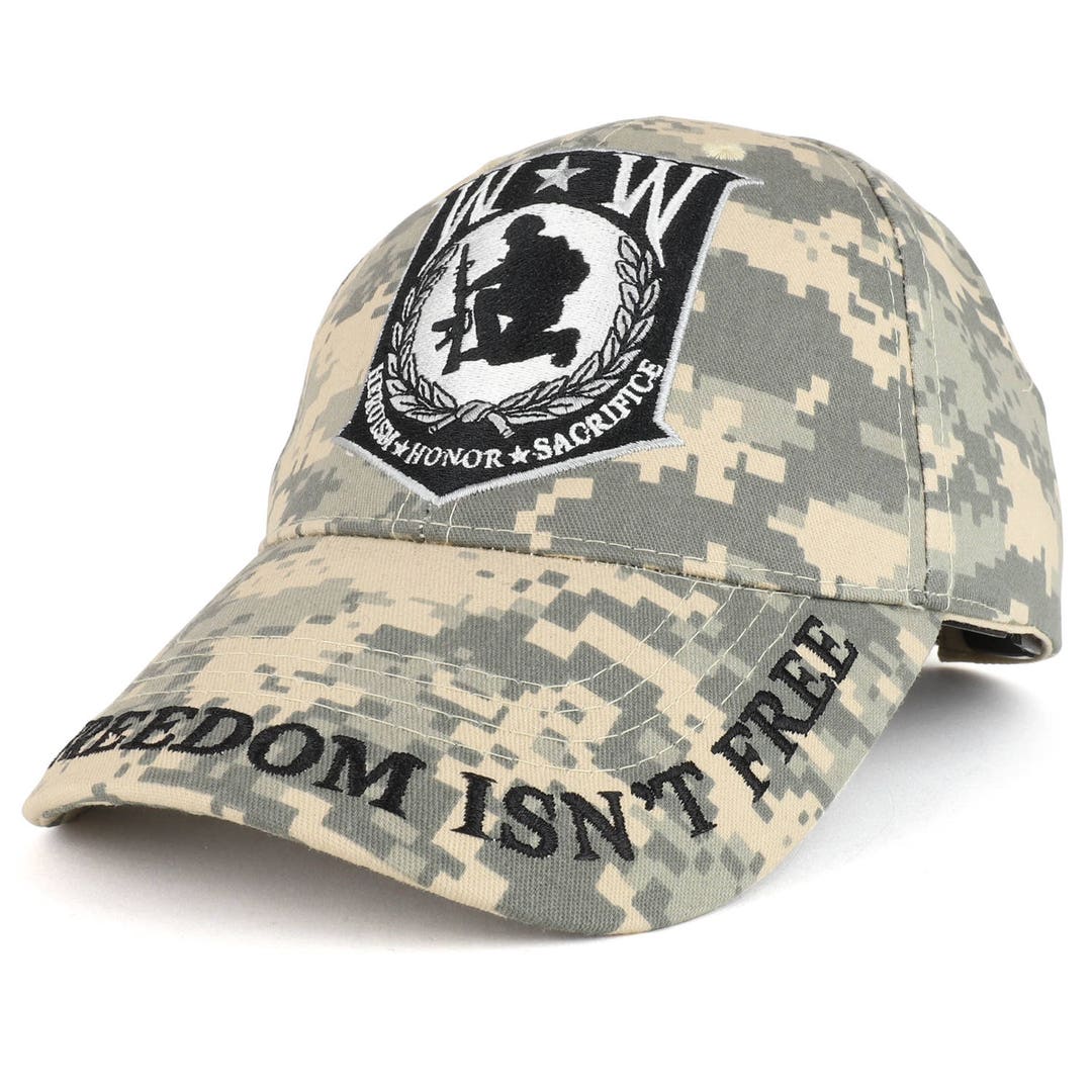 Wounded Warrior Logo Embroidered Digital Camouflage