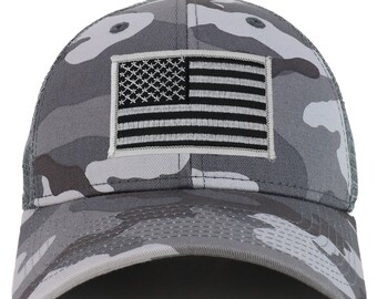 BONDIJ - Cappello da camionista con bandiera americana, motivo
