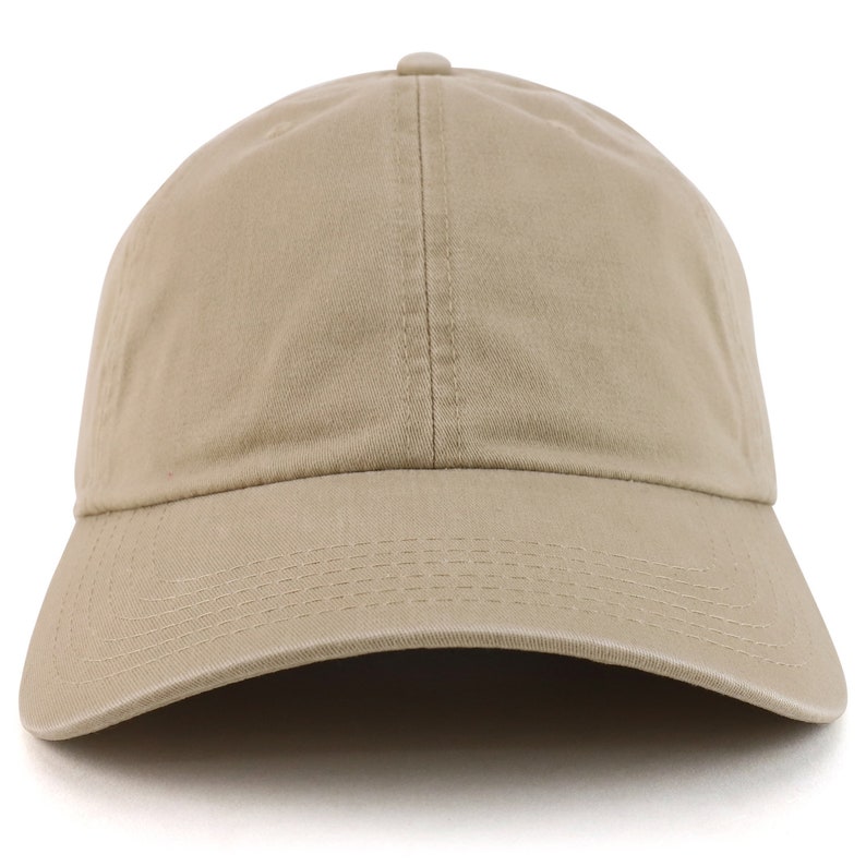 Oversized XXL Soft Crown Washed Cotton Twill Dad Baseball Hat Etsy Canada