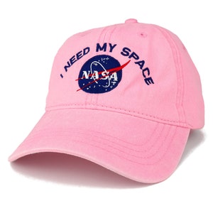 Nasa I NEED MY SPACE Meatball Insignia Embroidered Cotton Cap 8 Colors image 4