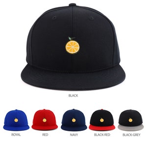Orange Patch Youth Size Flatbill Snapback Baseball Cap