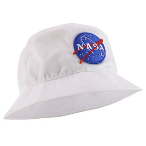 Officially Licensed NASA Insignia Embroidered 100% Cotton Bucket Hat image 1