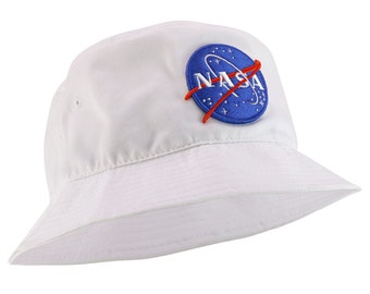 Officially Licensed NASA Insignia Embroidered 100% Cotton Bucket Hat