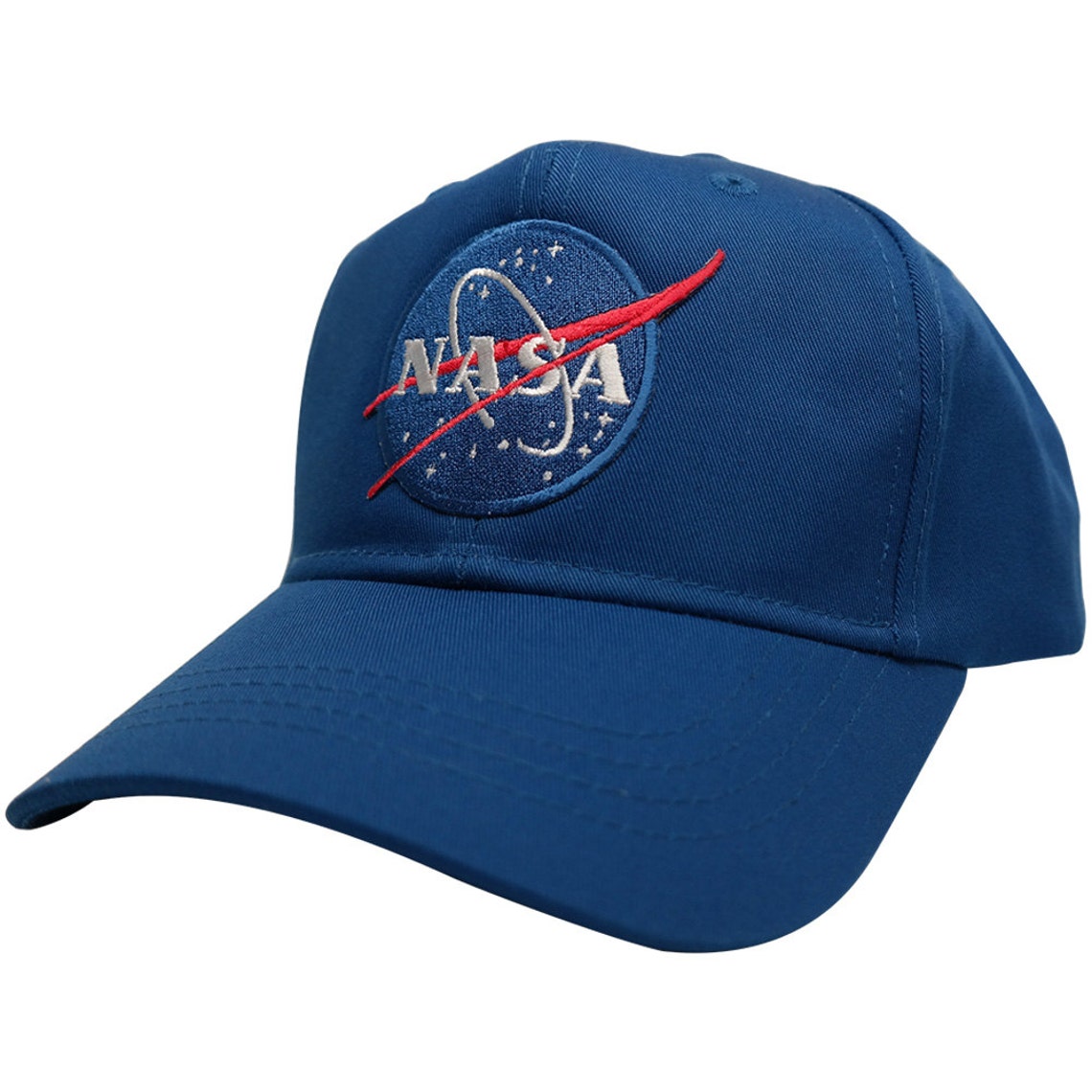 Youth NASA Insignia Embroidered Patch Cotton Pro Style Cap - Etsy