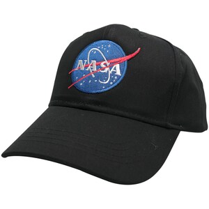 Youth NASA Insignia Embroidered Patch Cotton Pro Style Cap - Etsy