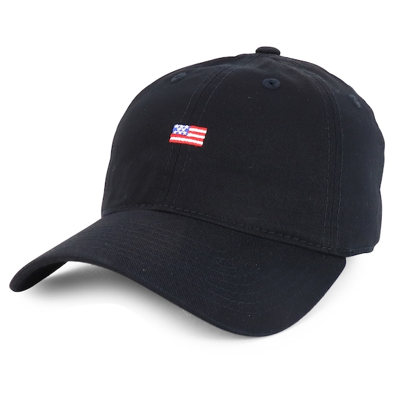 Mini American Flag Embroidered Unstructured Soft Crown  display picture 1