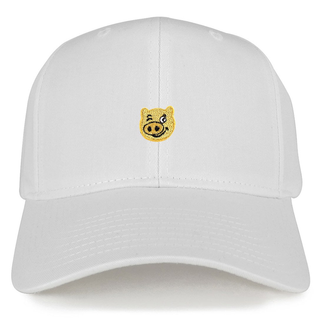 GOLDEN  CAP キャップ Gold Pig Embroidered Patch 6 Panel Structured Baseball Cap