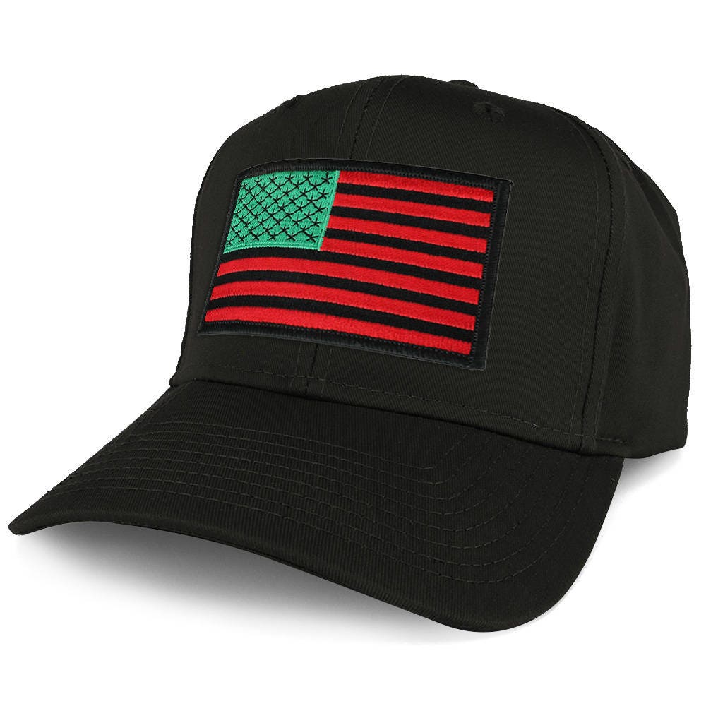 Xxl Oversize Red Green Black Usa American Flag Patch Solid