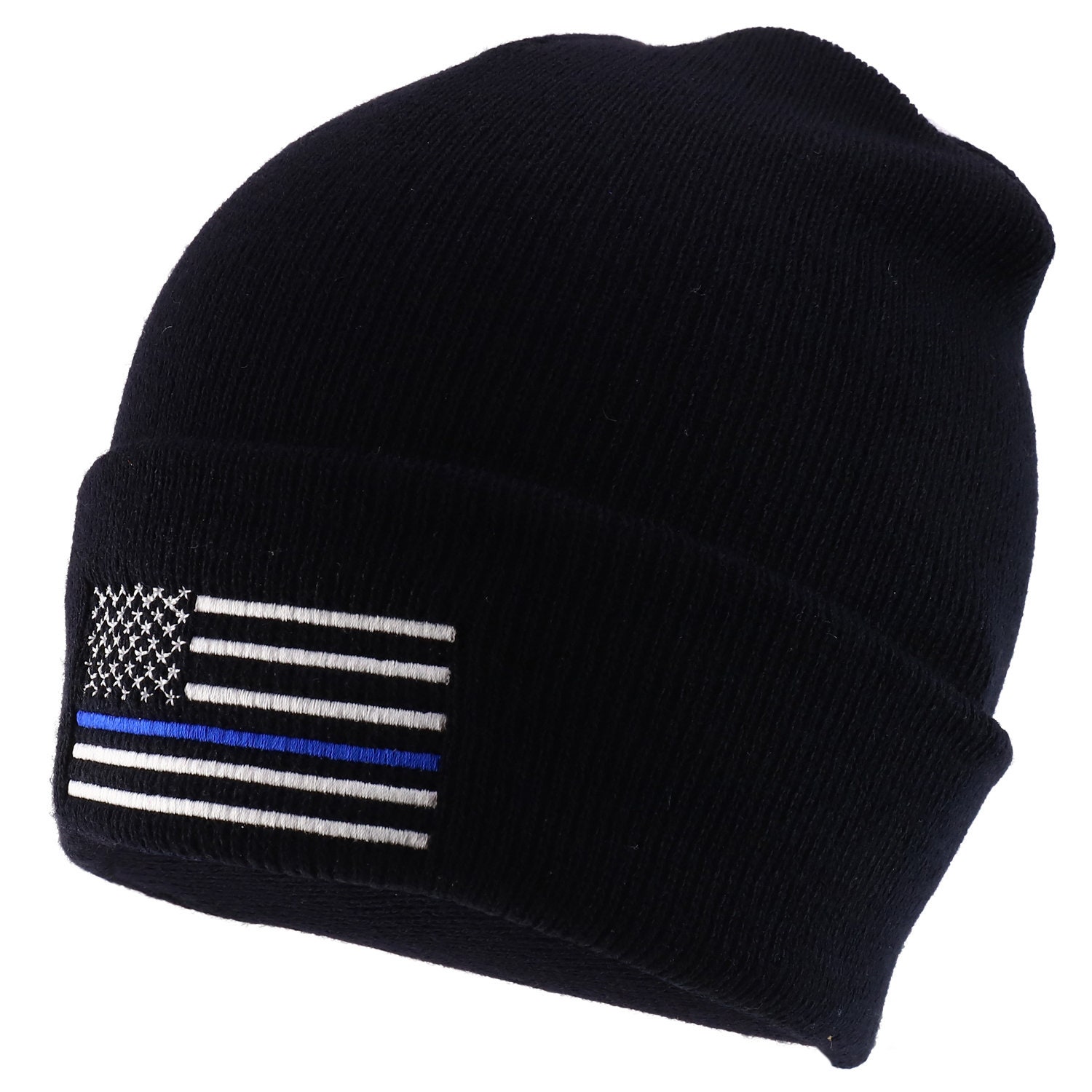 Olive United States U.S Border Patrol Police Cop Knit Cuff Beanie Beanies Hat 