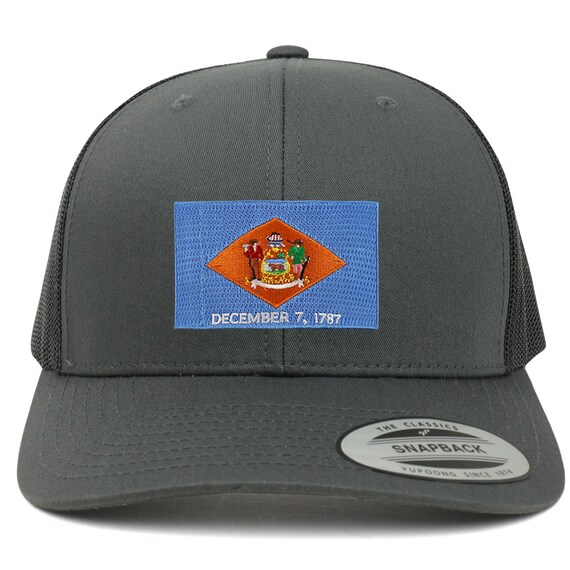 Armycrew Florida State Flag Trucker Hat - Embroidered Patch Mesh Cap, Adjustable Snapback