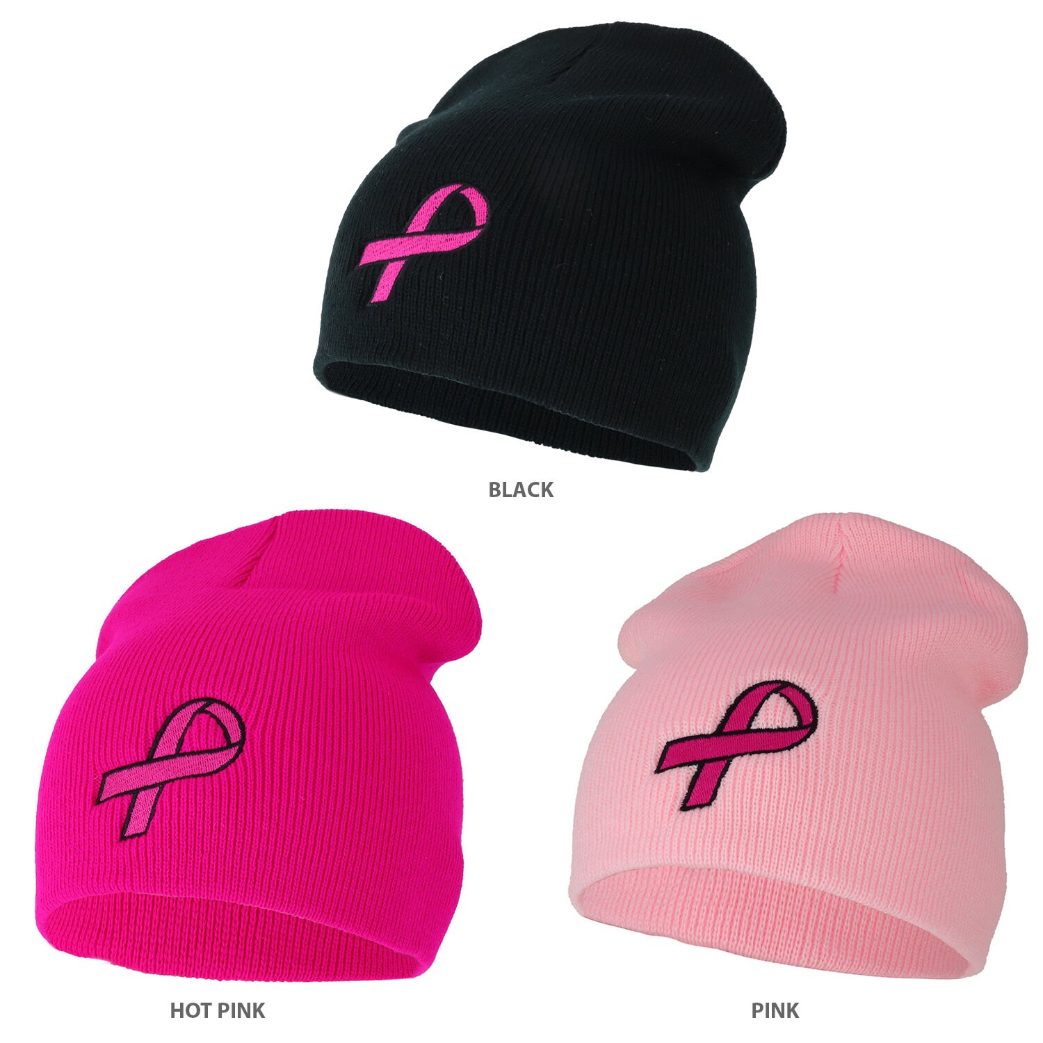 Reebok Jacksonville Jaguars Black-Pink Breast Cancer Awareness Cuffed Knit  Beanie