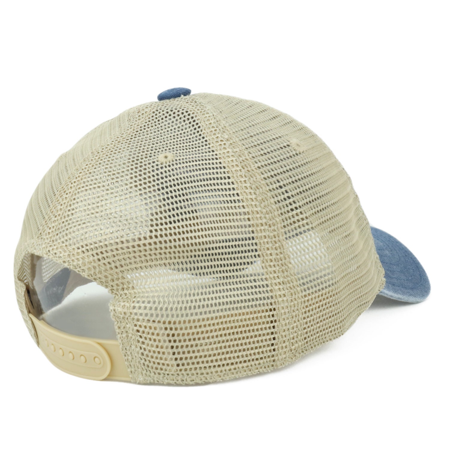 Oversize XXL NASA Insignia Logo Embroidered Washed Trucker Mesh Cap ...