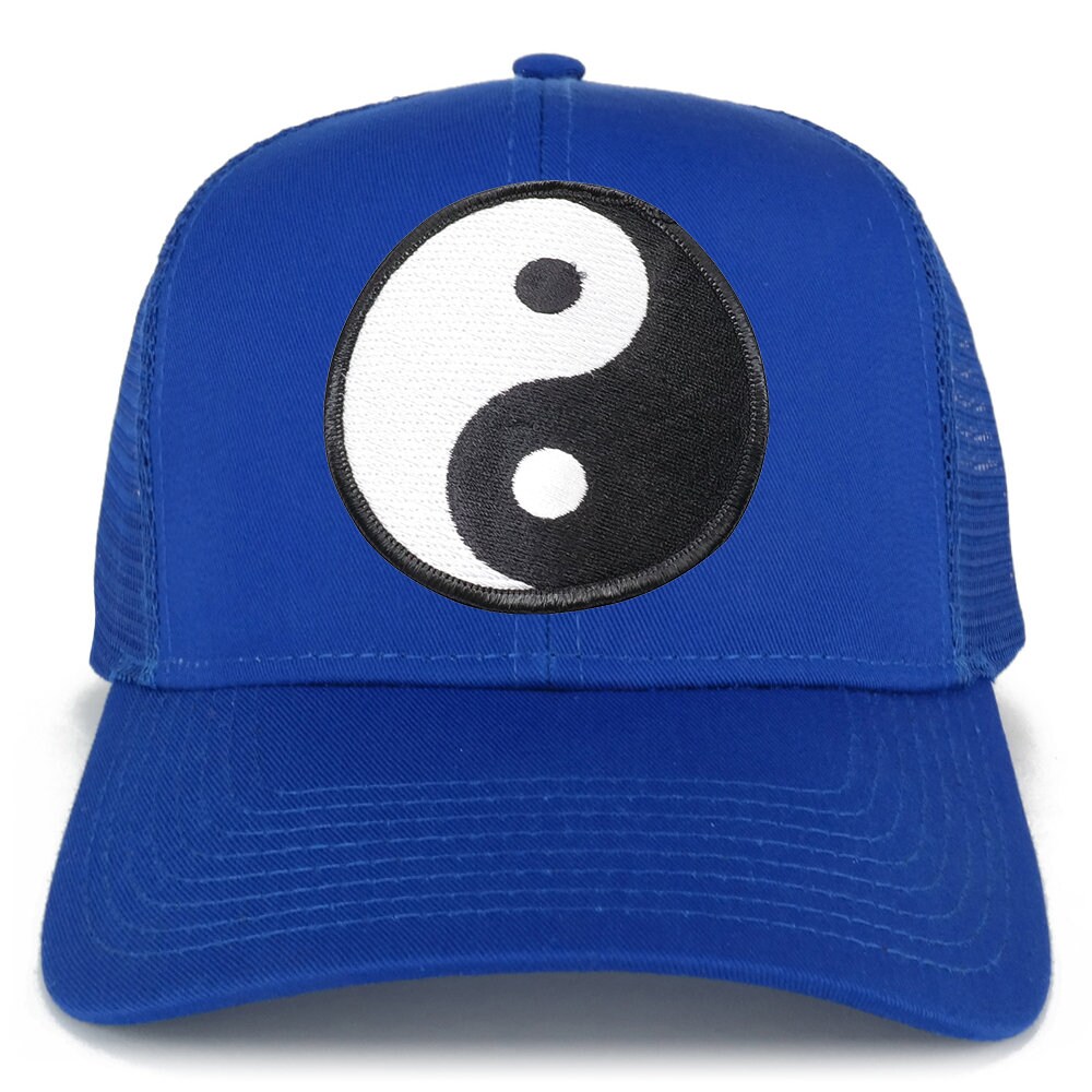 WEBHOUSE☆Sparkle Yin Yang Cap Yin Yang Symbol Embroidered Cap - Black OSFM at Amazon Men's