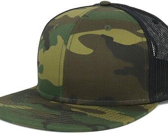 Oversize XXL Blank Camouflage Flatbill 
