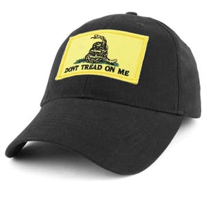 Parche Bordado "Don't Tread On Me" - 7.5x5cm (Táctico, Con Velcro