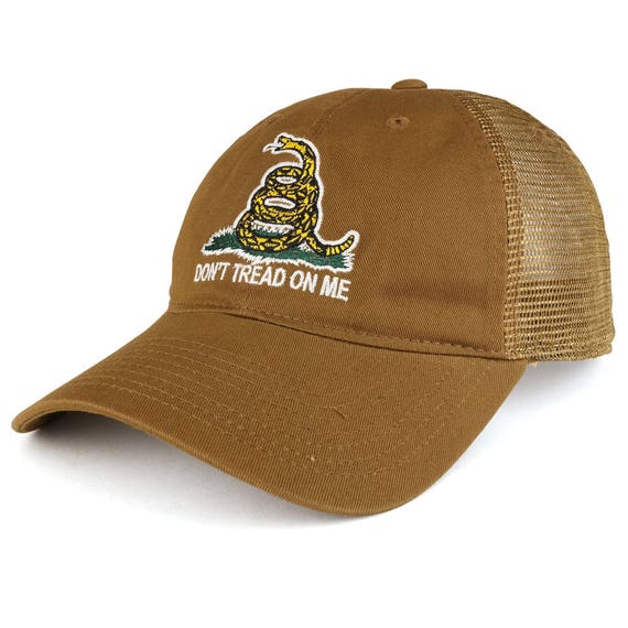 Cappello Casual Cappello Berretto Gadsden "Don't Tread On Me" - Ricamato, Nero, Regolabile, Per Sostenitori 2° Emendamento USA Cappello Don't Tread On Me - Foto 2
