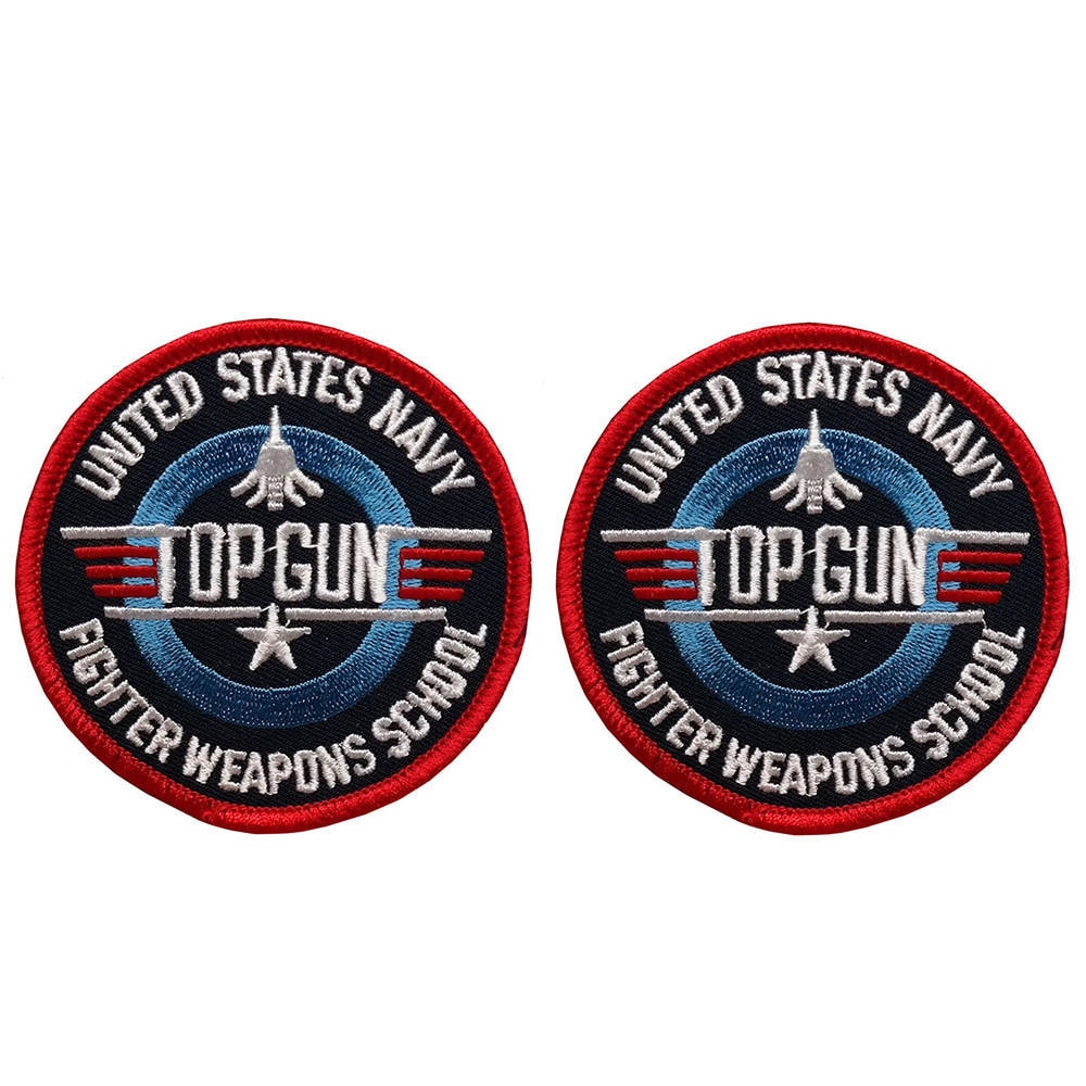 Top Gun Maverick Iron On Embroidered Patch Maverick Navy Costume Logo Sew  Jacket Jacket Cap Uniform Cosplay Air Force Army Military Logo Sign USA Us  Backpack : : Clothing, Shoes & Accessories