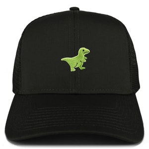 Tyrannosaurus Embroidered Patch Structured High Profile Trucker Mesh Back Cap(KP0036-OT-30-287)