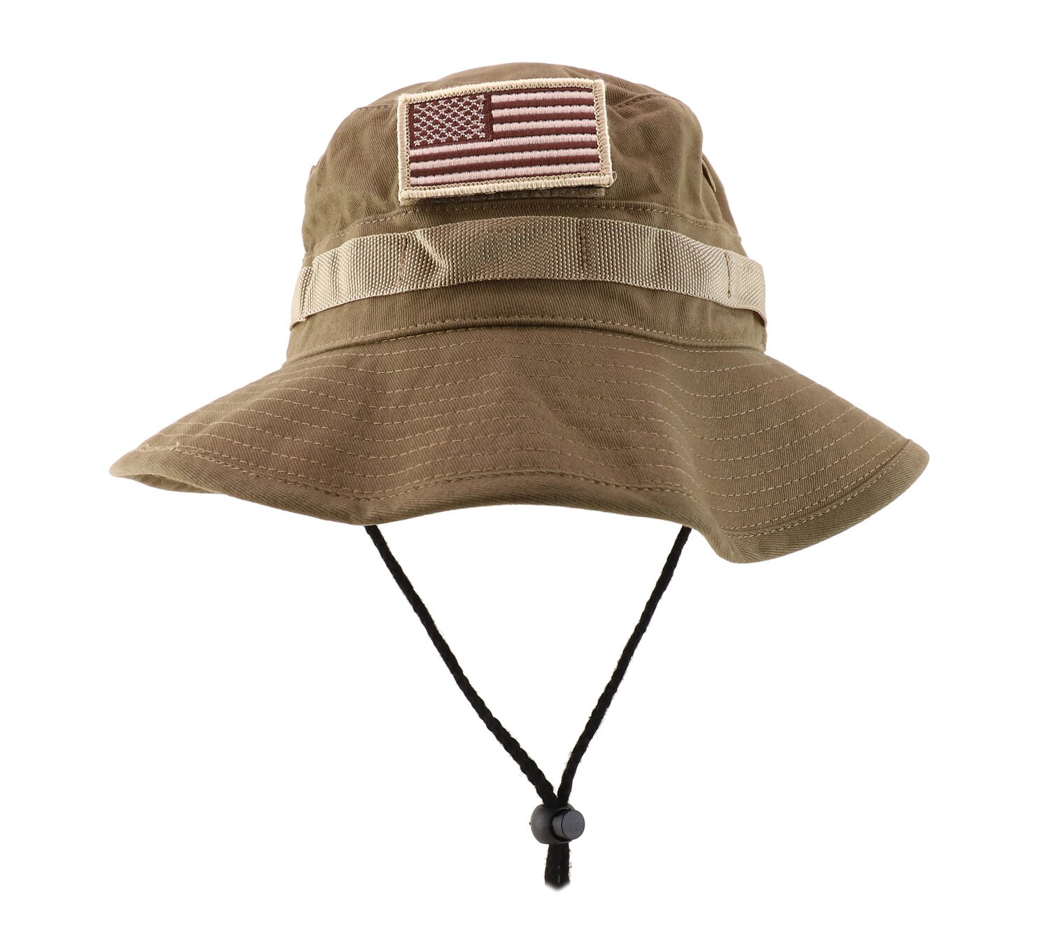 XXL Big Size Boonie Jungle Outdoor Hat With American Flag Patch - Etsy