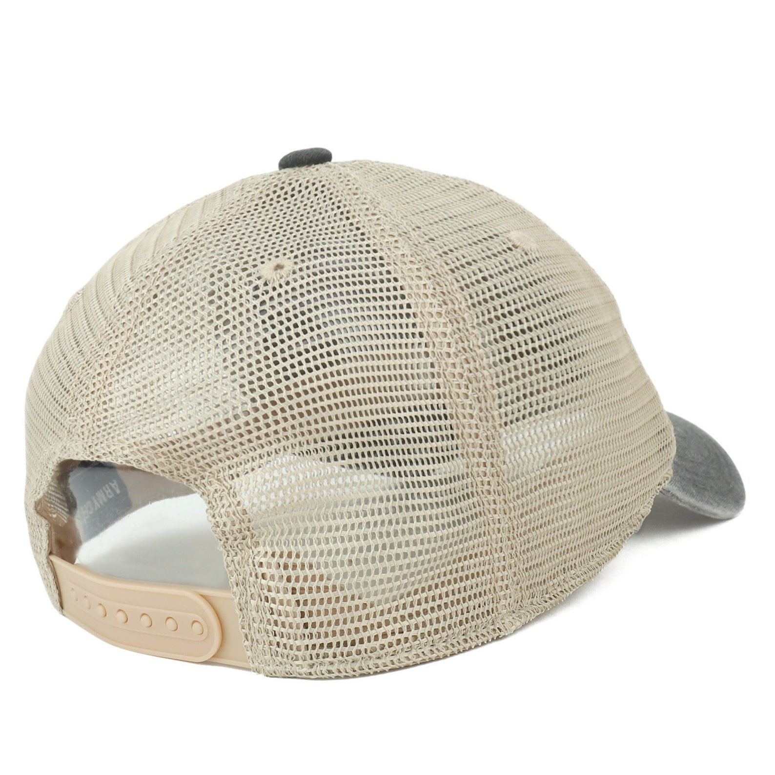 Oversize XXL NASA Insignia Logo Embroidered Washed Trucker Mesh Cap ...