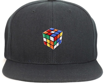 Oversize XXL Color Cube Patch Structured Flatbill Snapback Cap for Big Heads(KP0033-AC-7011XXL)