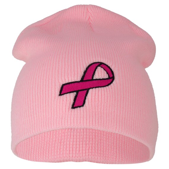breast cancer awareness beanie
