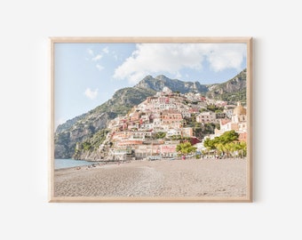 Views of Positano Print, Positano Photography, Positano Wall Art, Positano Italy, Amalfi Coast Prints, Amalfi Photography, Landscape WallArt