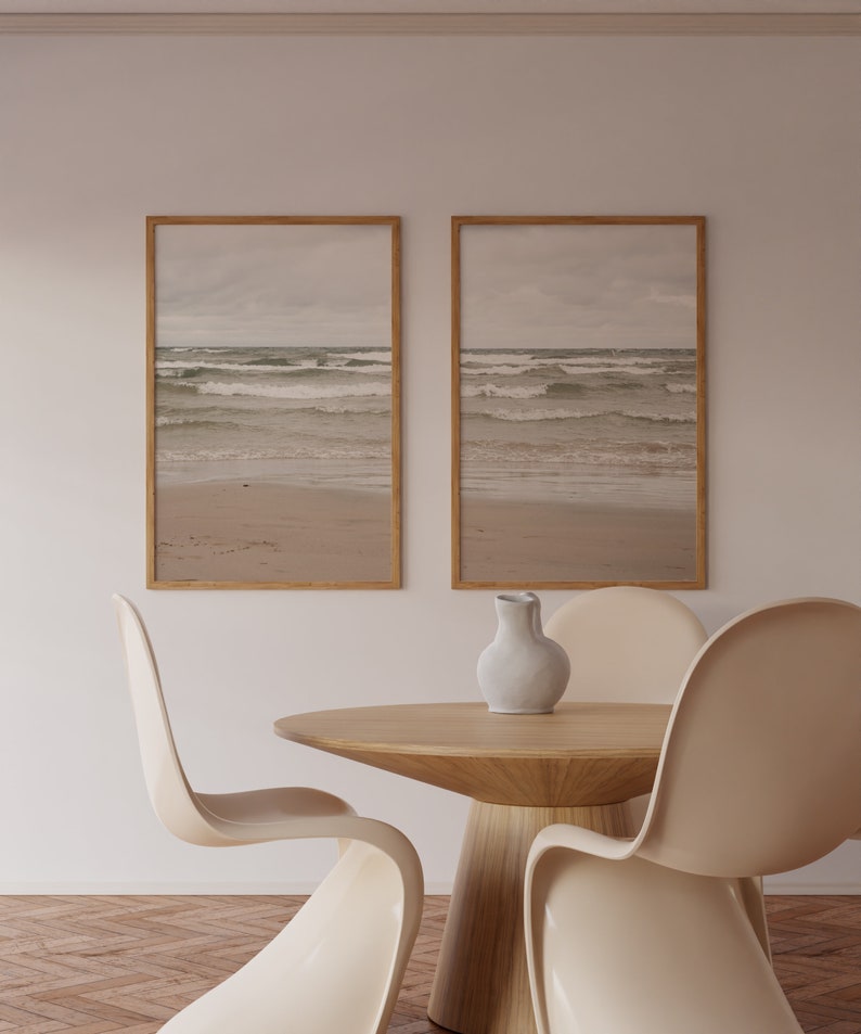 Wasaga Beach Set of 2 Prints Beach Art Beach Prints Neutral Etsy