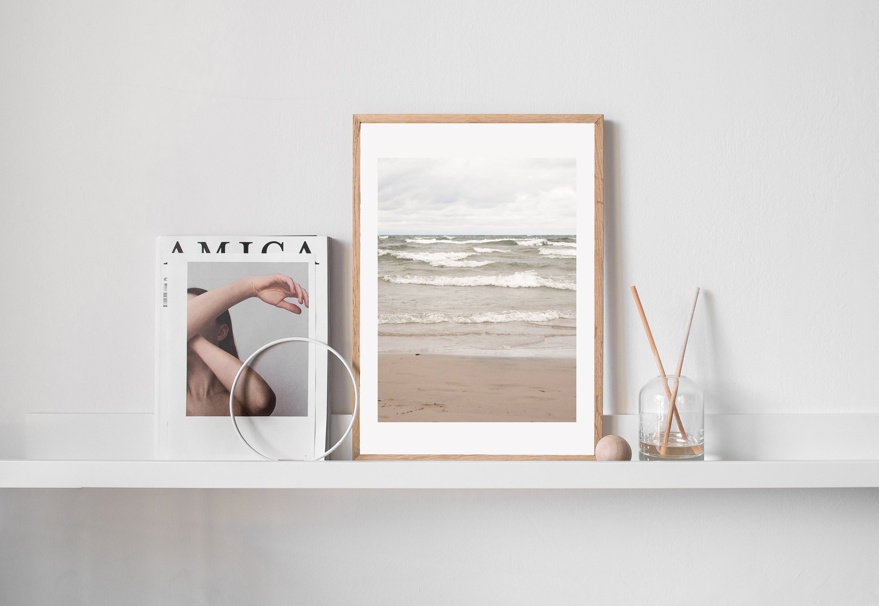 Wasaga Beach Print Beach Art Beach Prints Neutral Wall Art Etsy Canada