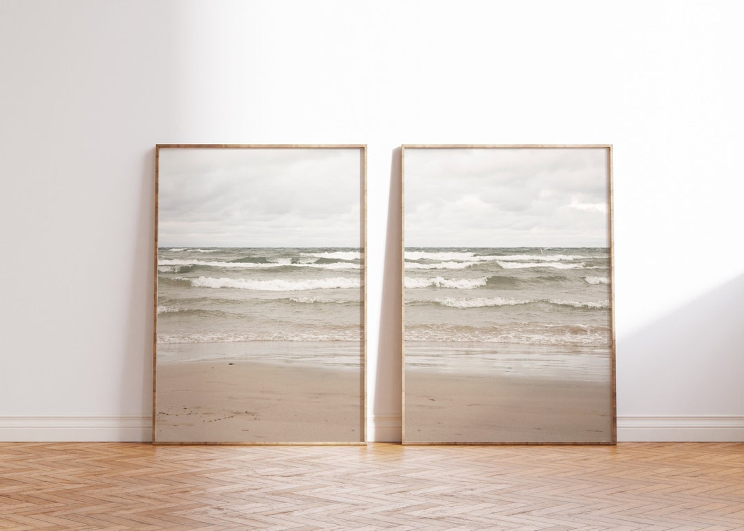 Wasaga Beach Set of 2 Prints Beach Art Beach Prints Neutral Etsy