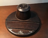 Heintz Art Metal Shop Sterling Inkwell