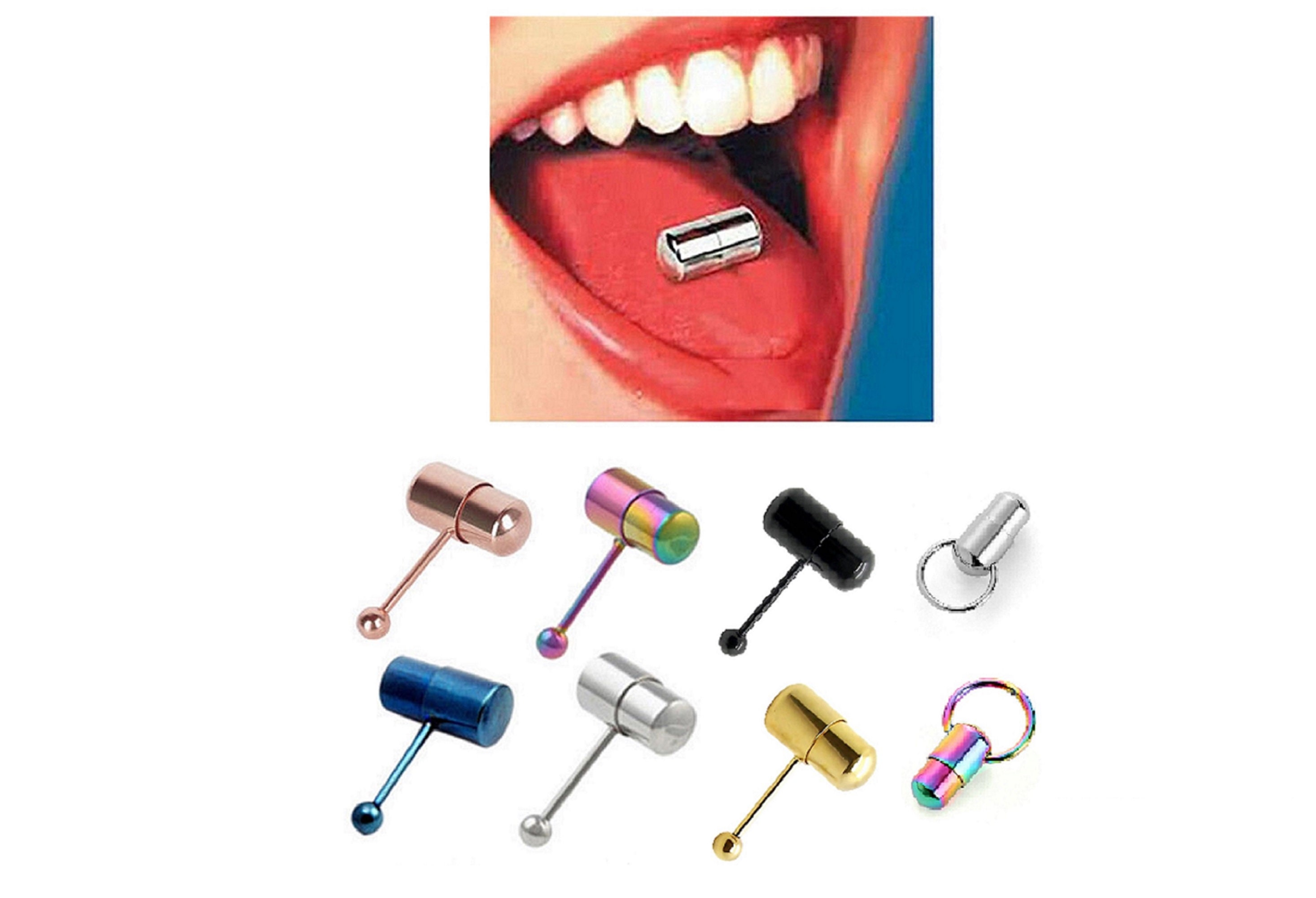 Vibrating Tongue Ring Etsy