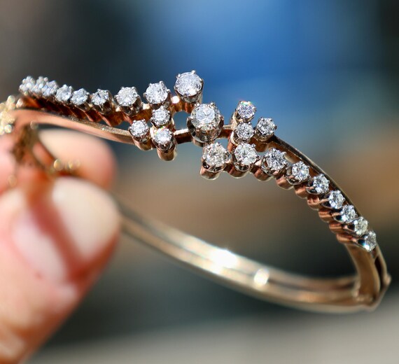 14K Solid Yellow Gold SOLID 2.05Cttw Natural Diam… - image 12