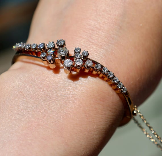 14K Solid Yellow Gold SOLID 2.05Cttw Natural Diam… - image 7