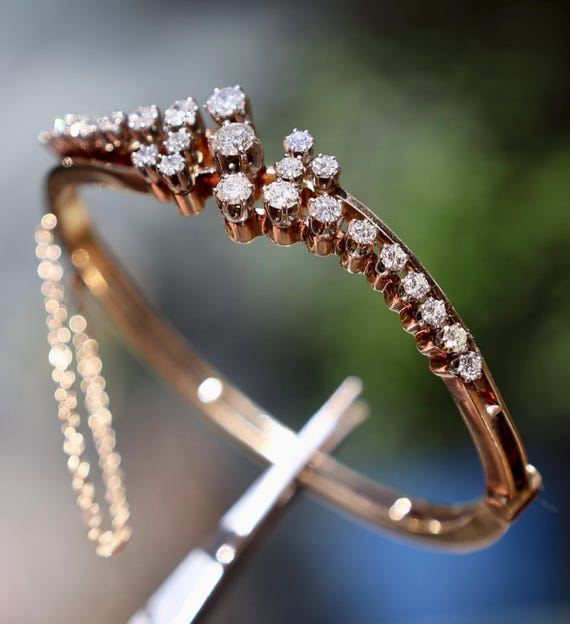 14K Solid Yellow Gold SOLID 2.05Cttw Natural Diam… - image 6