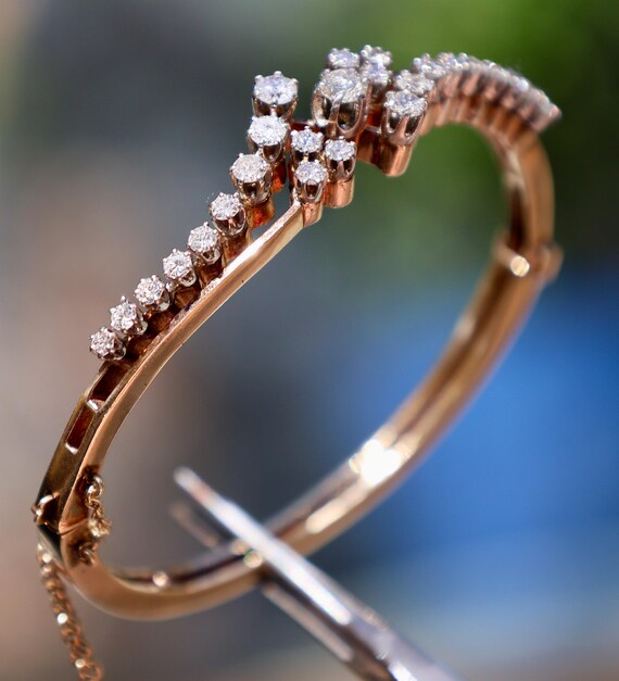 14K Solid Yellow Gold SOLID 2.05Cttw Natural Diam… - image 2