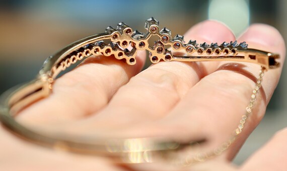 14K Solid Yellow Gold SOLID 2.05Cttw Natural Diam… - image 10